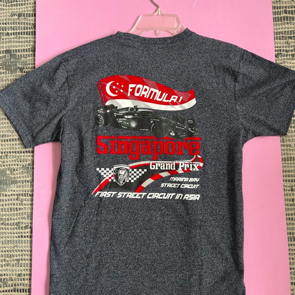 Formula 1 Singapore Grand Prix Gray T-Shirt collectors